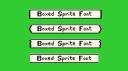 Boxed Sprite Font - Over 2700 colours combinations asset store icon